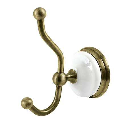 Kingston Brass Robe Hook, Antique Brass BA1117AB